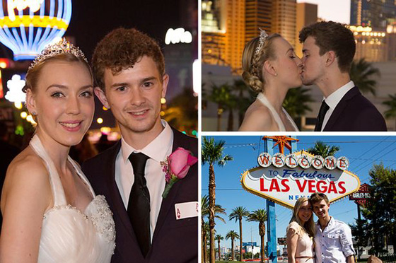 Brent and Challis get married in Las Vegas