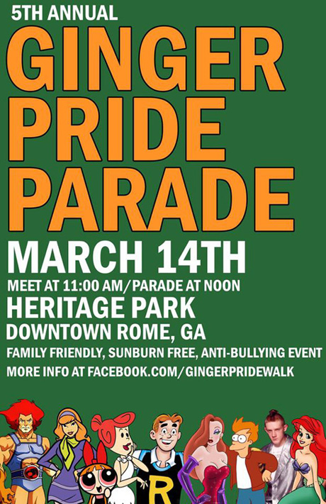 Ginger Pride Parade 2015